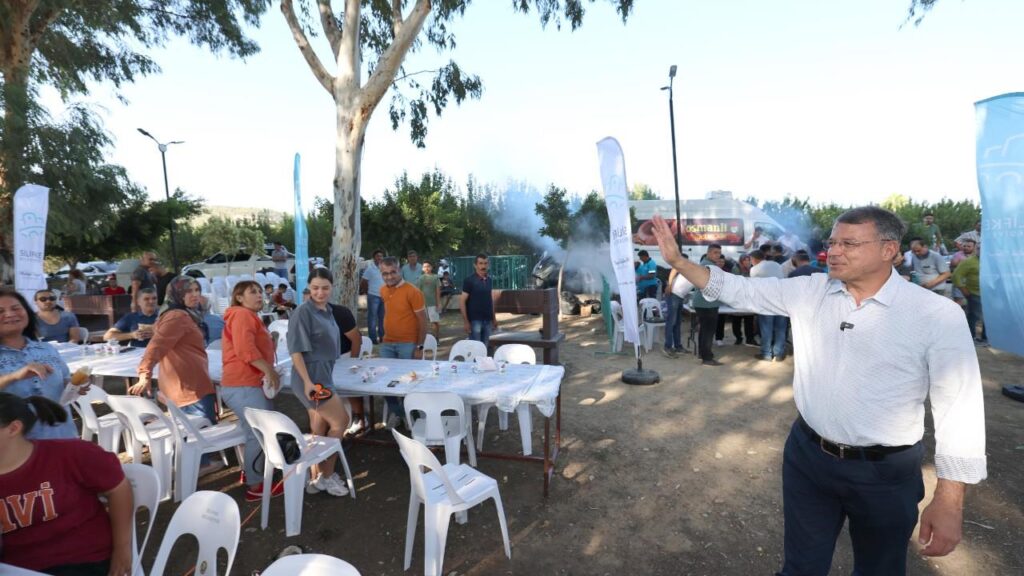 BASKAN TURGUT VE PERSONELI PIKNIKTE BULUSTU