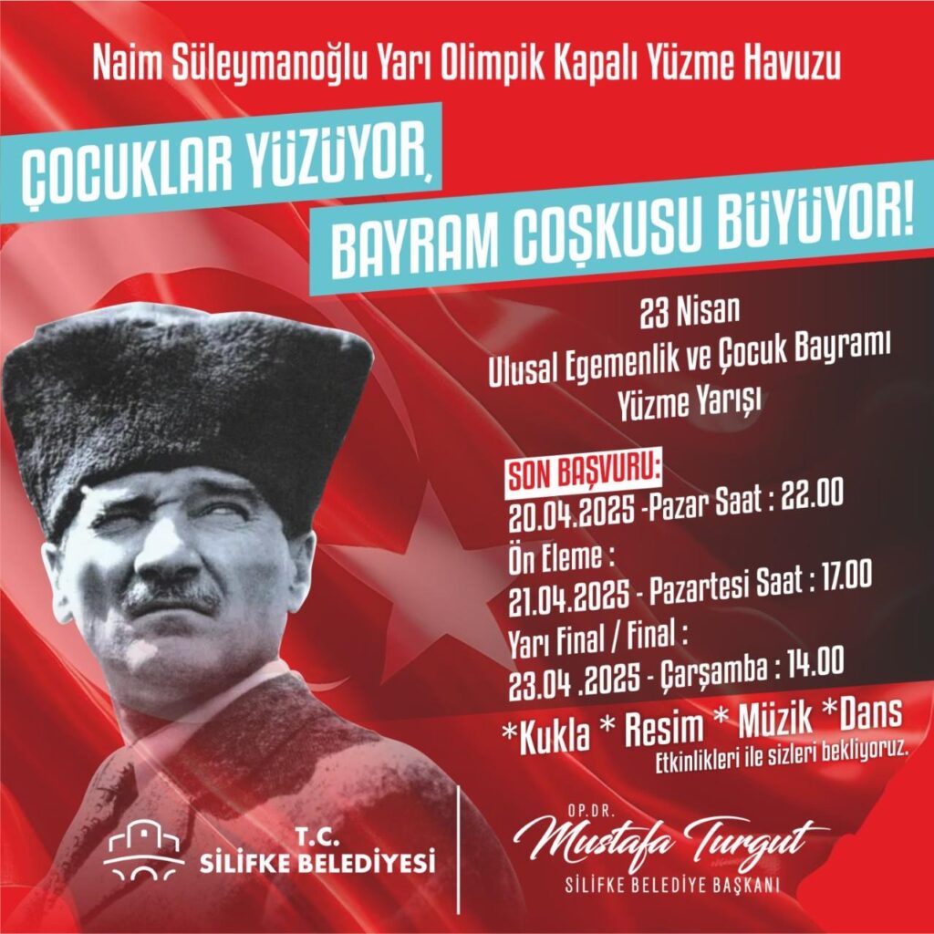 23 NISANDA COCUKLAR YUZUYOR BAYRAM COSKUSU BUYUYOR