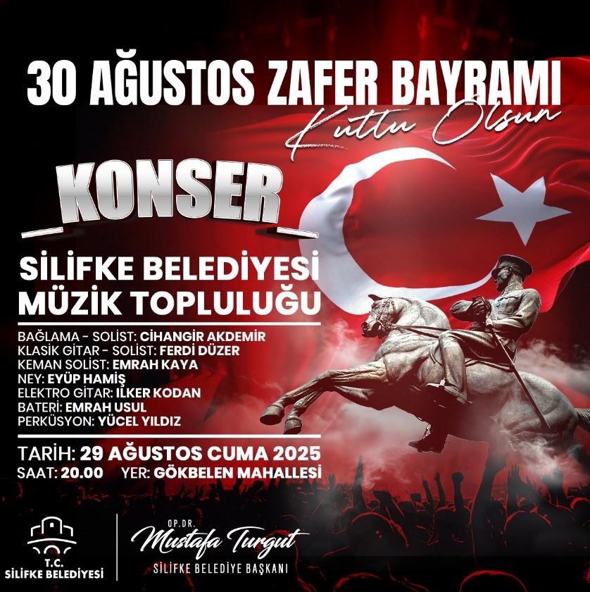 SILIFKE BELEDIYESINDEN GOKBELENDE 30 AGUSTOS ZAFER BAYRAMI KONSERI