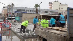 Saray Mahallesinde Kaldirim Yenileme ve Cevre Duzenleme Calismasi